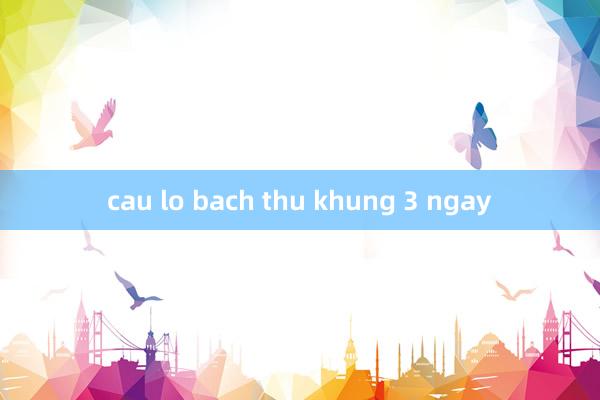 cau lo bach thu khung 3 ngay