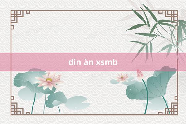 din àn xsmb