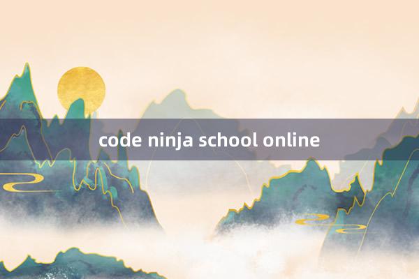 code ninja school online