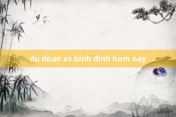 du doan xs binh dinh hom nay